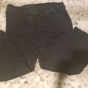 Boot cut dark blue jeans